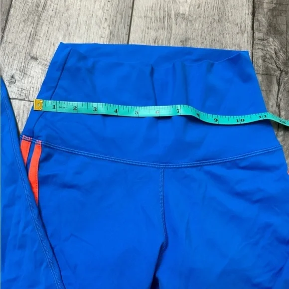 Wear It To Heart WITH Double Stripe Leggings Electric Blue Neon Small Rollergirl - Picture 11 of 11